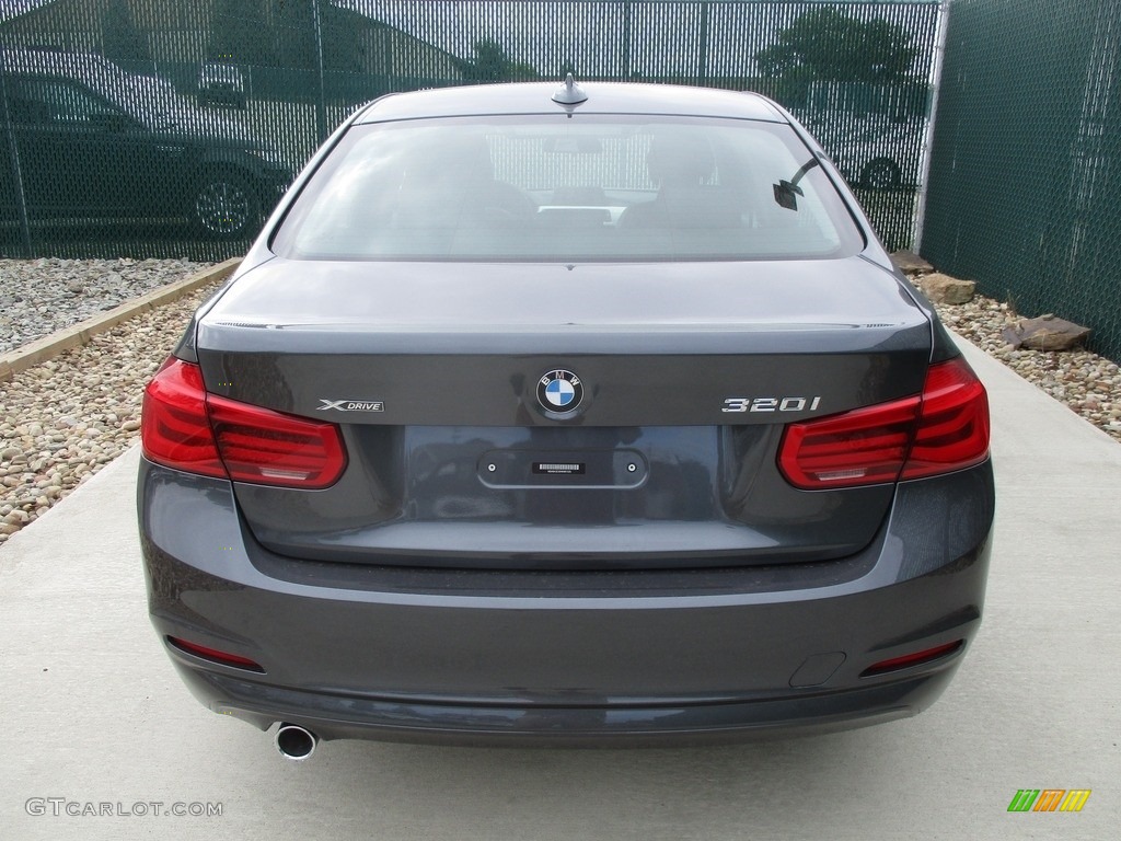 2017 3 Series 320i xDrive Sedan - Mineral Grey Metallic / Black photo #9