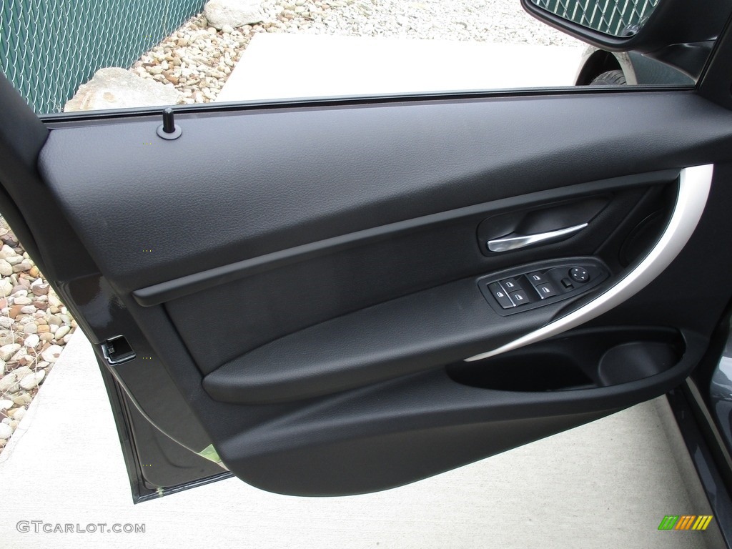 2017 3 Series 320i xDrive Sedan - Mineral Grey Metallic / Black photo #10
