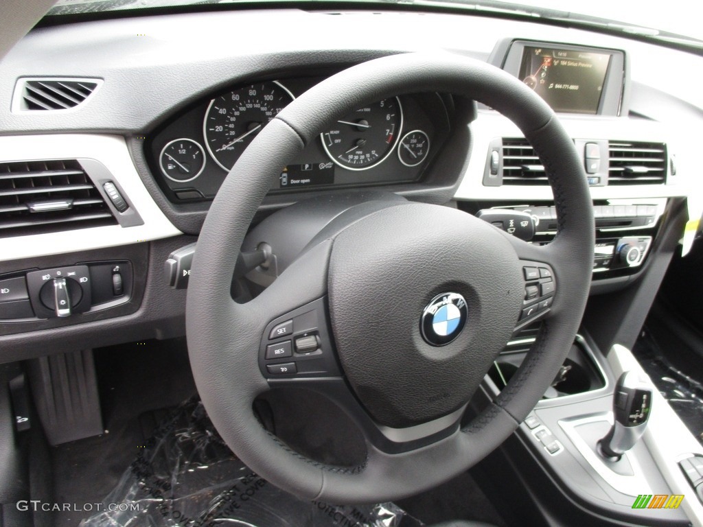2017 3 Series 320i xDrive Sedan - Mineral Grey Metallic / Black photo #14