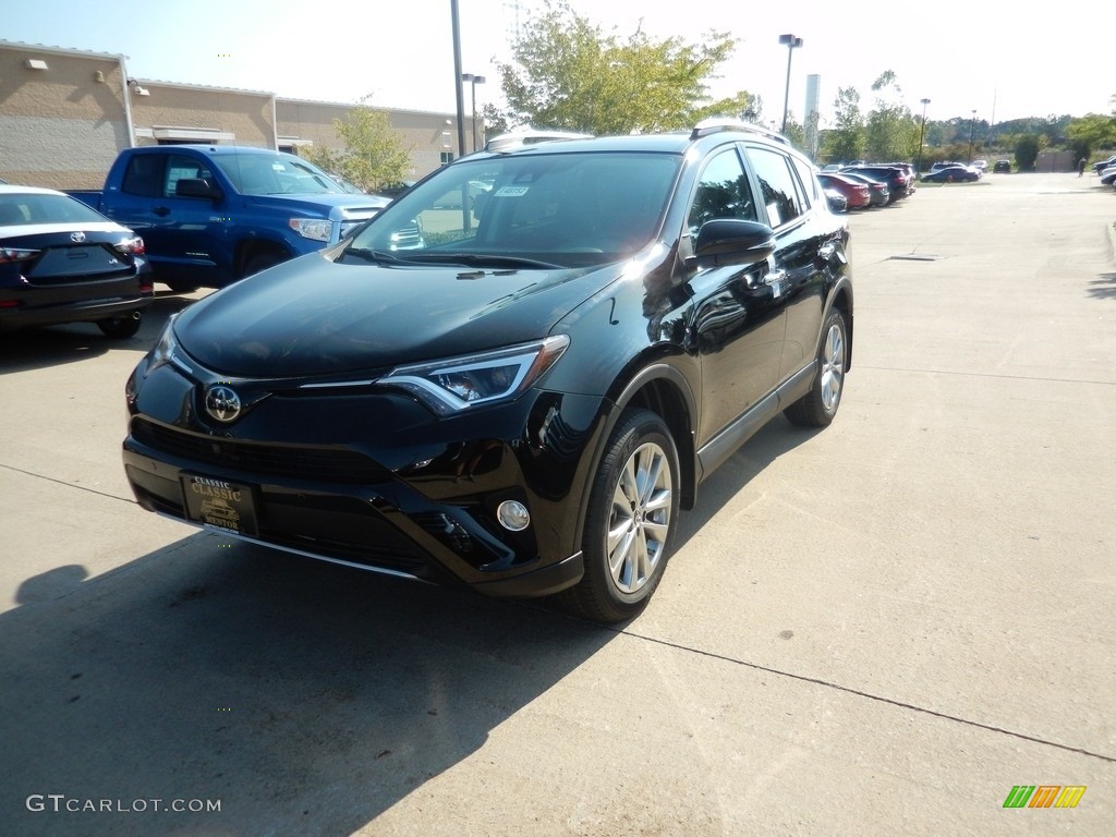 2017 RAV4 Limited AWD - Black / Black photo #1