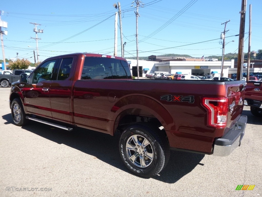 2016 F150 XLT SuperCab 4x4 - Bronze Fire / Medium Earth Gray photo #5