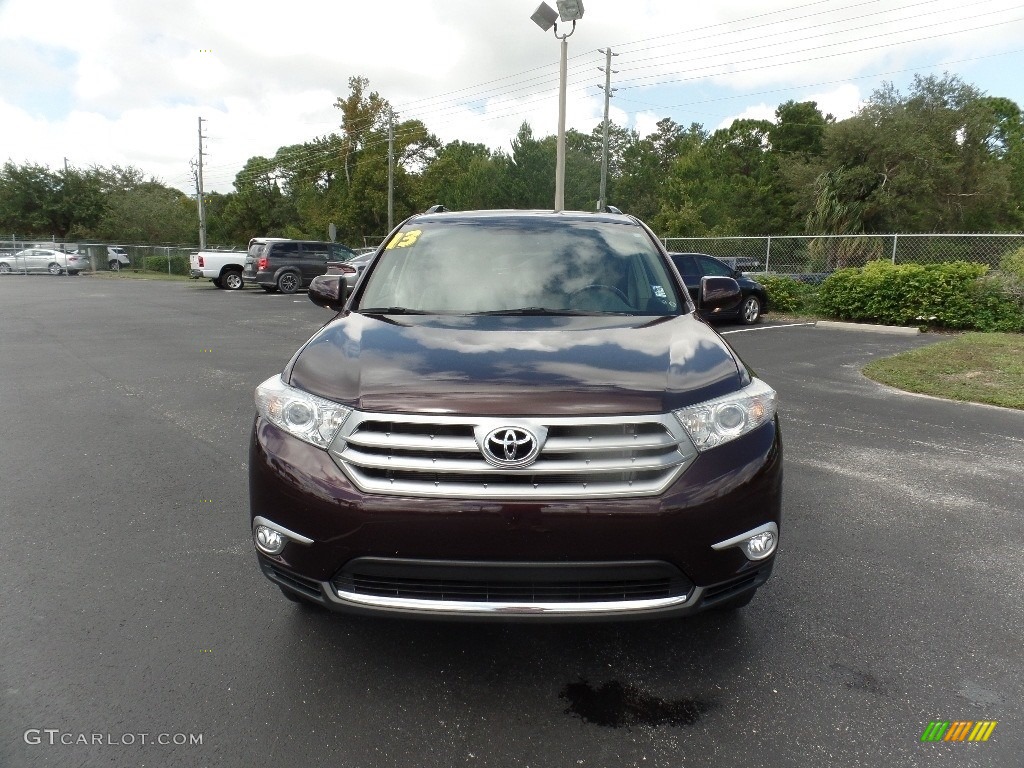 2013 Highlander Limited - Sizzling Crimson Mica / Sand Beige photo #15