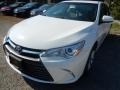 2017 Super White Toyota Camry LE  photo #1