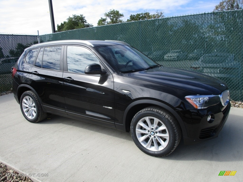 2017 X3 xDrive28i - Jet Black / Black photo #1