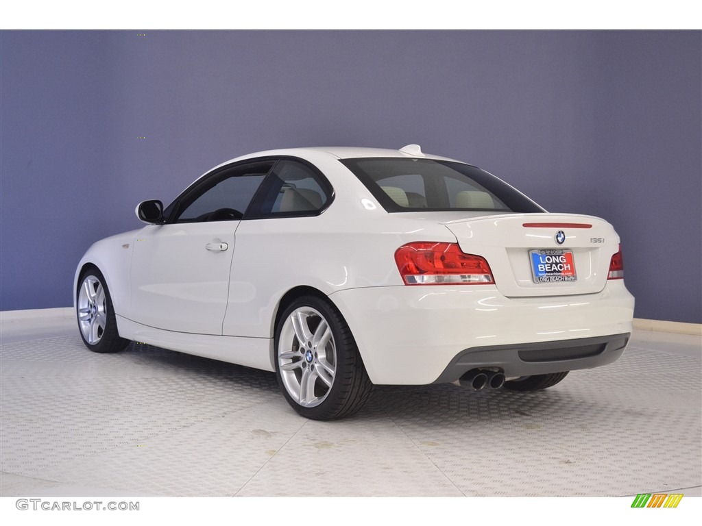 2013 1 Series 135i Coupe - Alpine White / Black photo #5