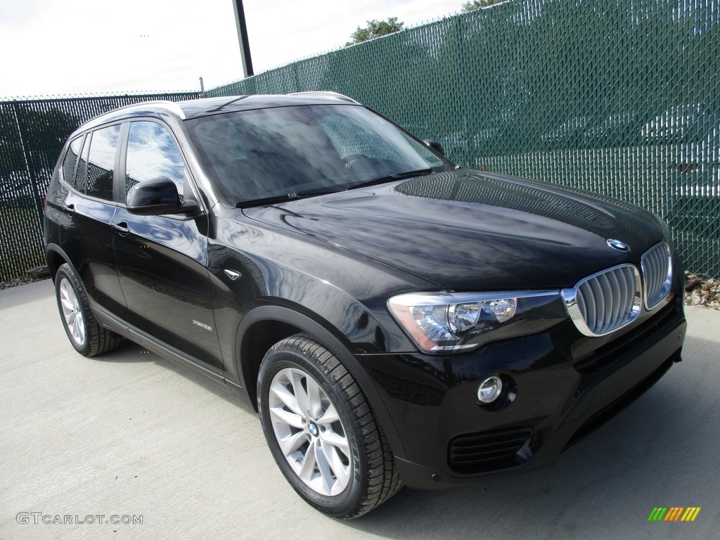 2017 X3 xDrive28i - Jet Black / Black photo #5