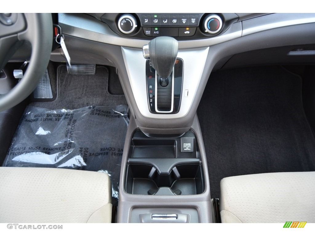 2014 CR-V EX AWD - White Diamond Pearl / Beige photo #16