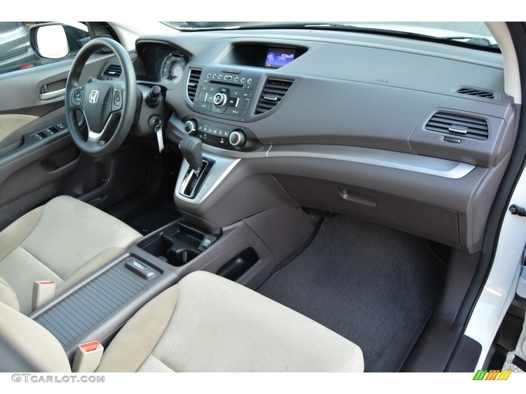 2014 CR-V EX AWD - White Diamond Pearl / Beige photo #27