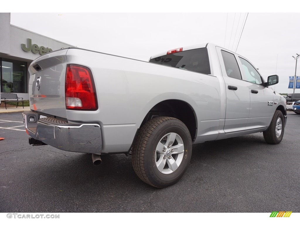 2017 1500 Tradesman Quad Cab - Bright Silver Metallic / Black/Diesel Gray photo #7