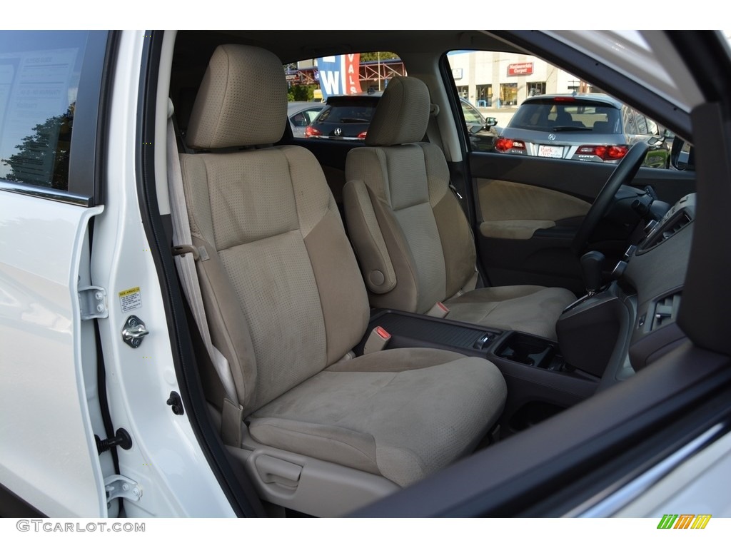 2014 CR-V EX AWD - White Diamond Pearl / Beige photo #29