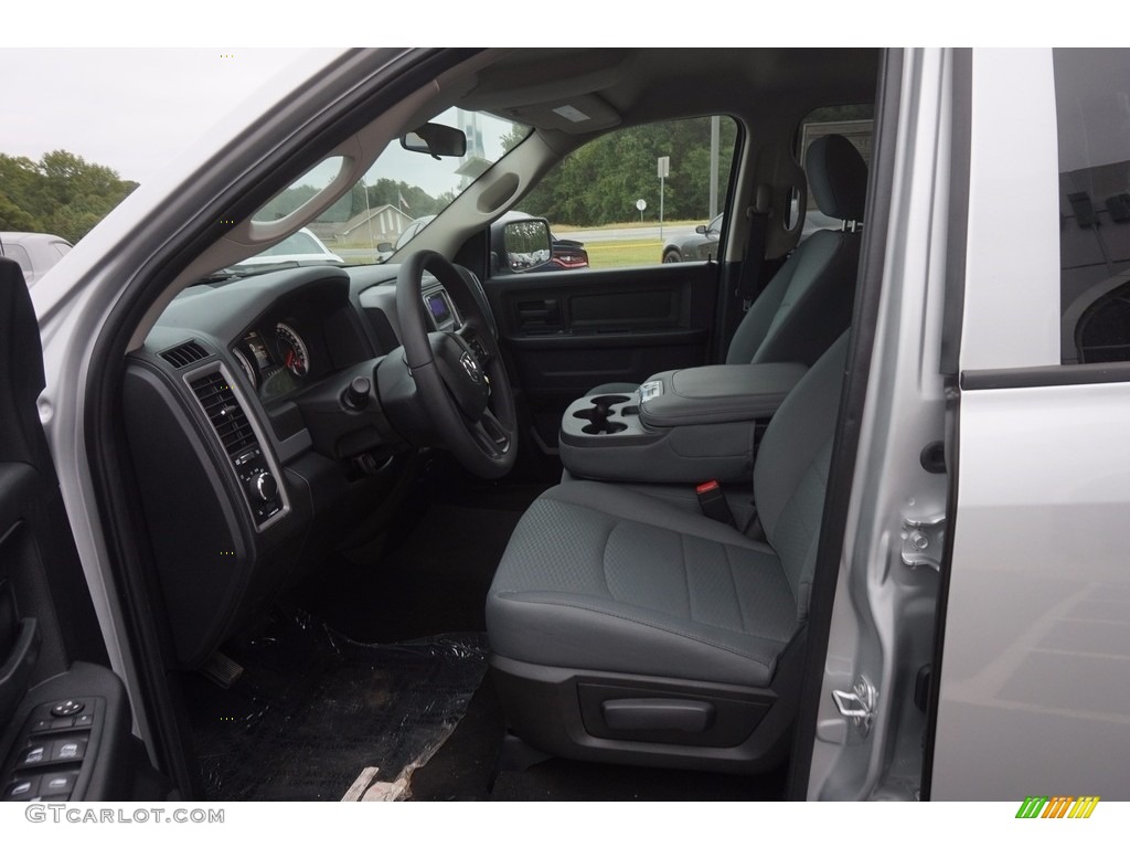 2017 1500 Tradesman Quad Cab - Bright Silver Metallic / Black/Diesel Gray photo #9