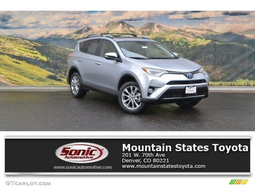 2017 RAV4 Limited AWD Hybrid - Silver Sky Metallic / Cinnamon photo #1