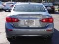 2014 Hagane Blue Infiniti Q 50 Hybrid Premium  photo #6