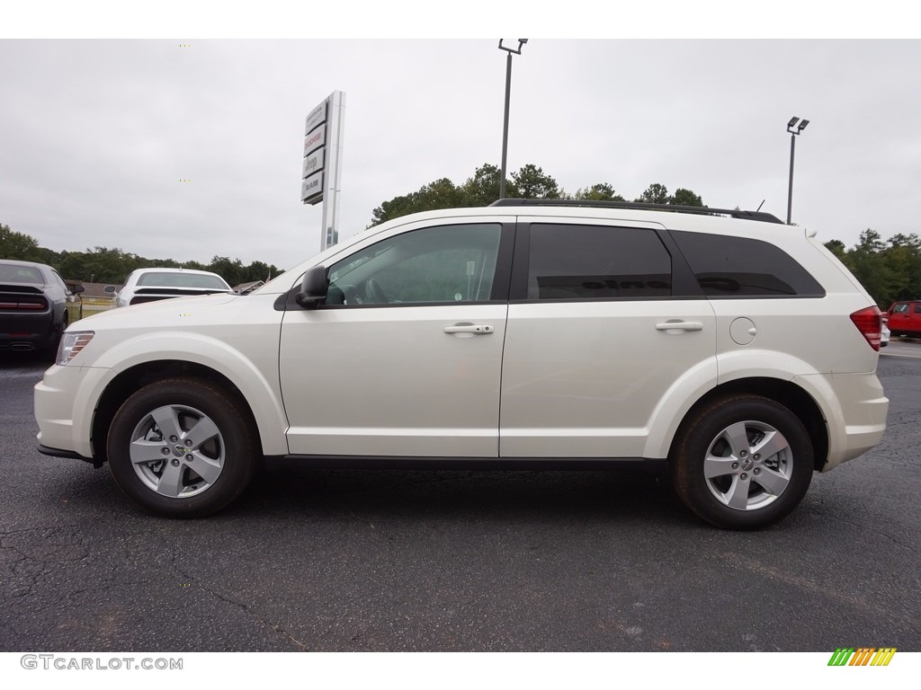 White Noise Tri-Coat 2017 Dodge Journey SE Exterior Photo #116236199