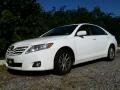 2011 Super White Toyota Camry XLE V6  photo #1