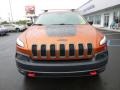 2015 Mango Tango Pearl Jeep Cherokee Trailhawk 4x4  photo #12