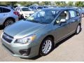 2014 Jasmine Green Metallic Subaru Impreza 2.0i Premium 5 Door  photo #3