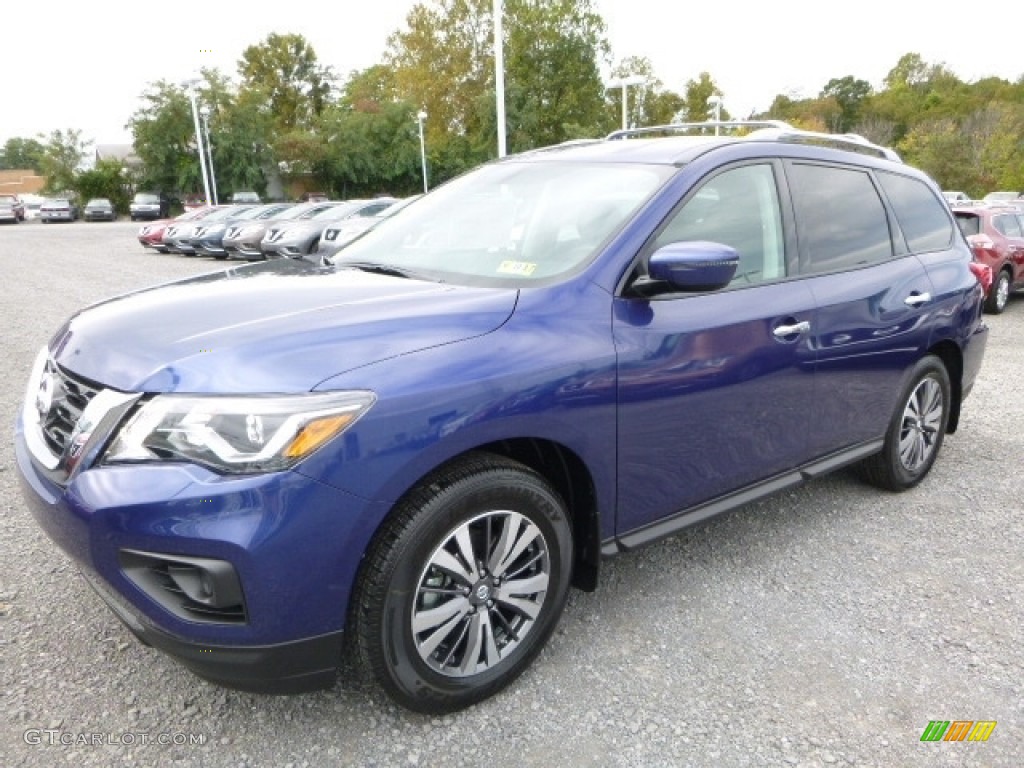 Caspian Blue 2017 Nissan Pathfinder S 4x4 Exterior Photo #116238785