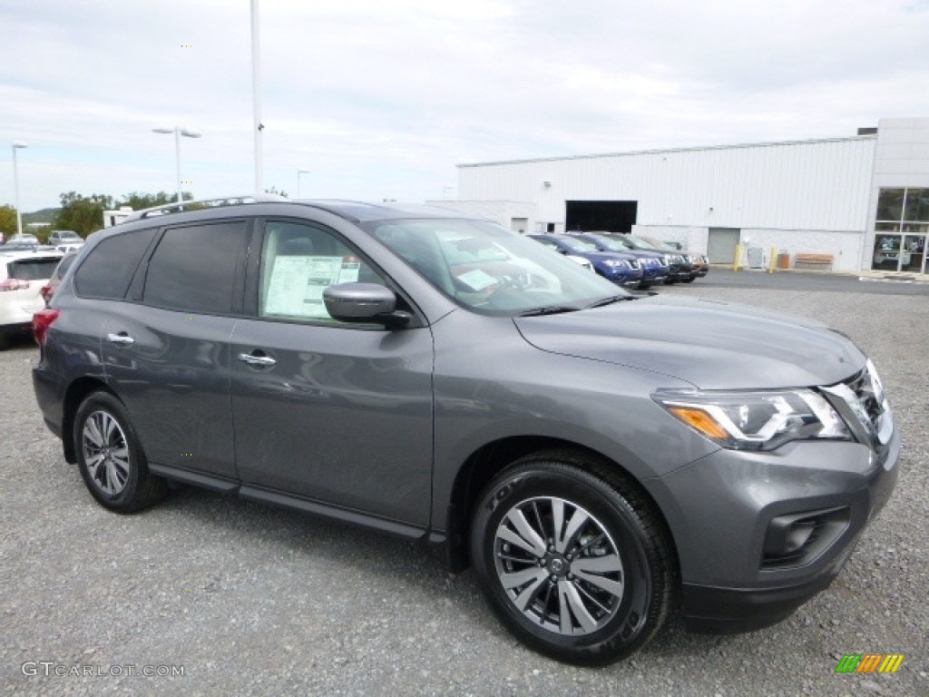 Gun Metallic 2017 Nissan Pathfinder S 4x4 Exterior Photo #116238872