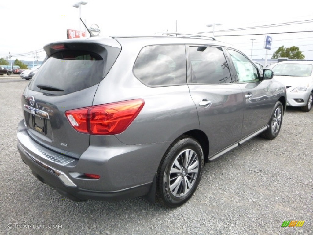 2017 Pathfinder S 4x4 - Gun Metallic / Almond photo #7