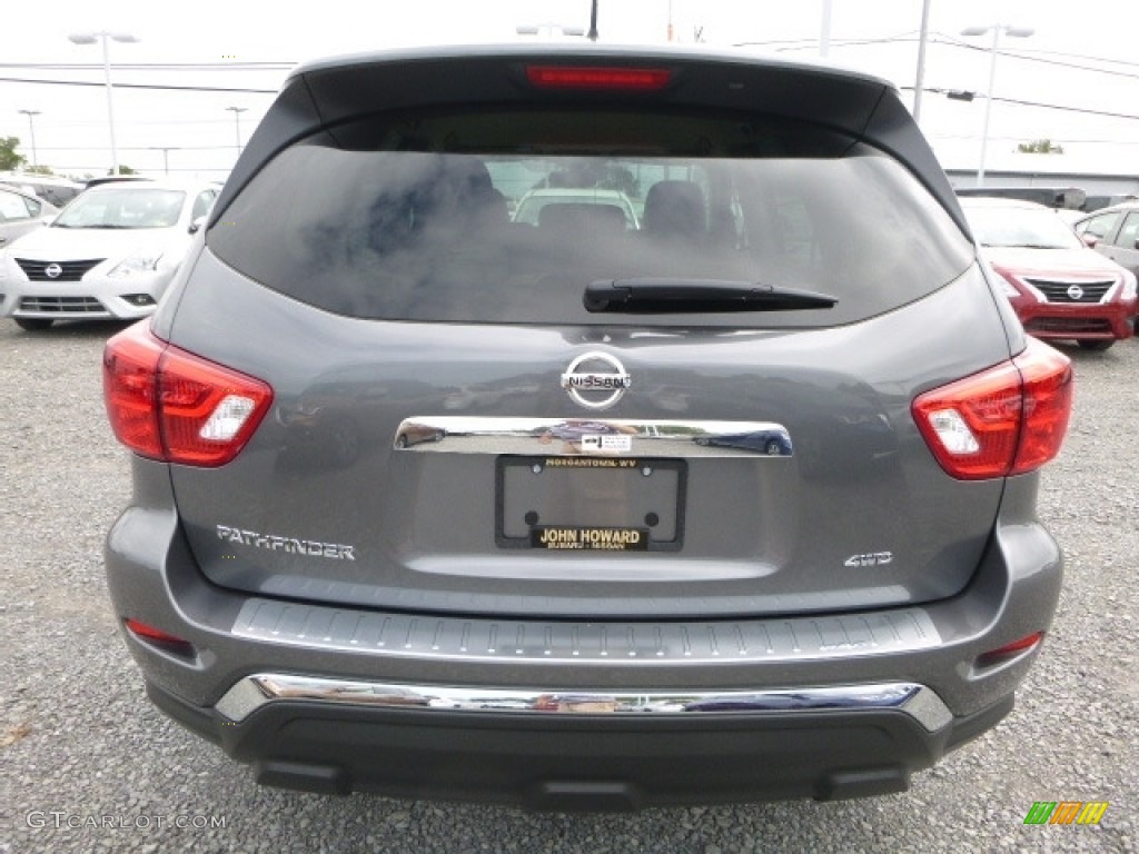 2017 Pathfinder S 4x4 - Gun Metallic / Almond photo #8