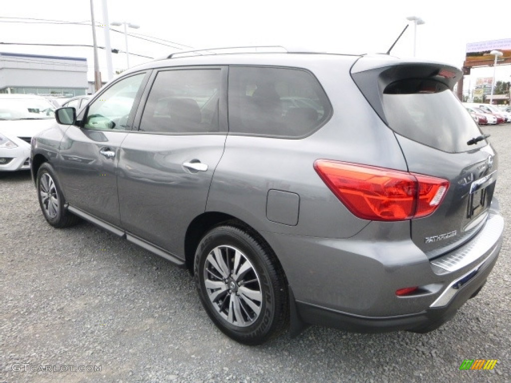 2017 Pathfinder S 4x4 - Gun Metallic / Almond photo #9