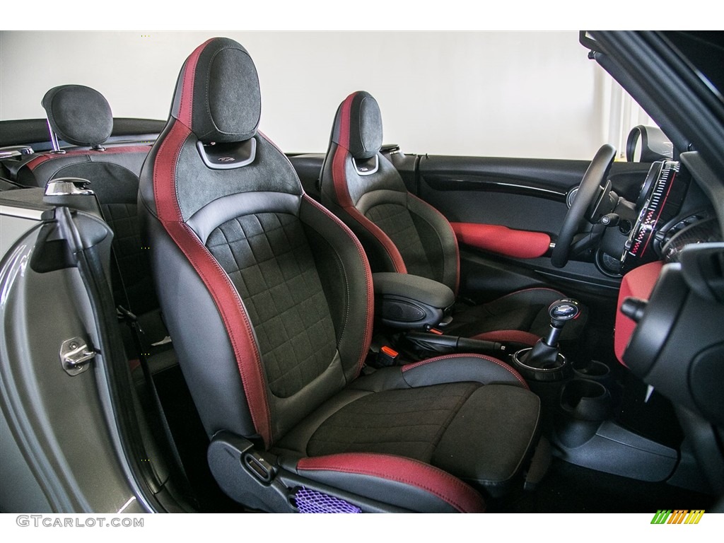 JCW Carbon Black w/Dinamica Interior 2017 Mini Convertible John Cooper Works Photo #116238953
