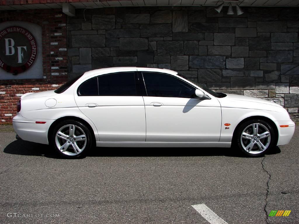 White Onyx 2006 Jaguar S-Type R Exterior Photo #11623928