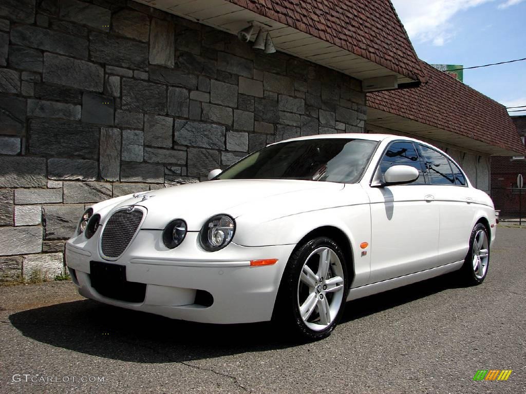 White Onyx 2006 Jaguar S-Type R Exterior Photo #11623953