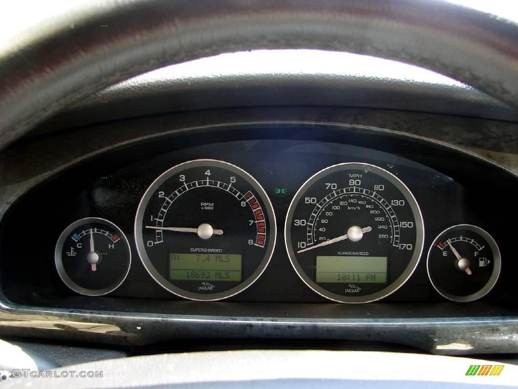 2006 Jaguar S-Type R Gauges Photo #11623988