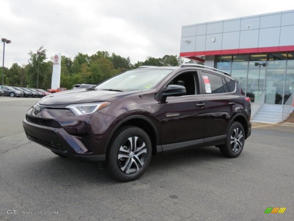 Black Current Metallic 2017 Toyota RAV4 LE Exterior Photo #116241365