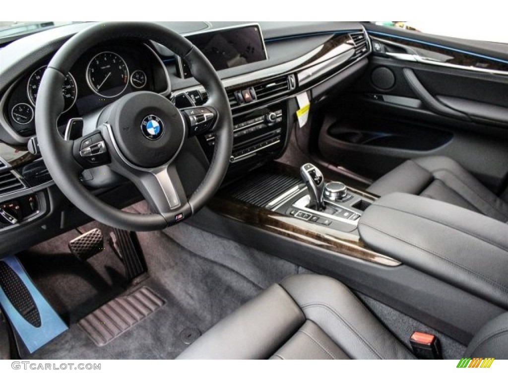 Black Interior 2017 BMW X5 xDrive35i Photo #116241371