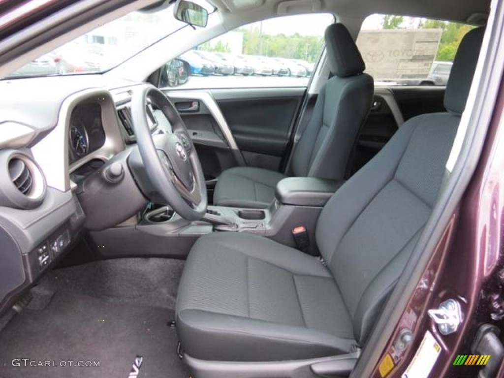 Black Interior 2017 Toyota RAV4 LE Photo #116241452