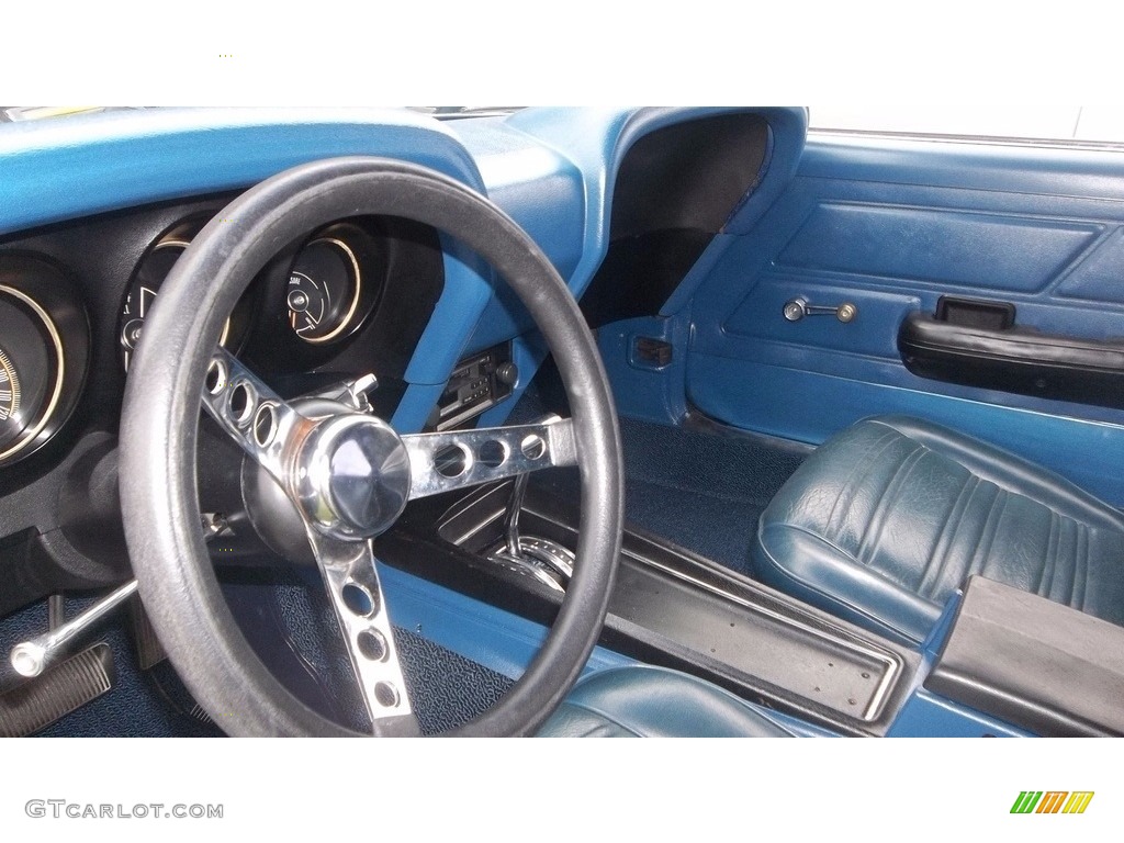 1970 Mustang Coupe - Acapulco Blue Metallic / Blue photo #6