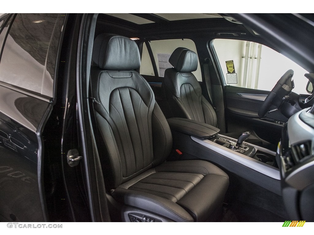 Black Interior 2017 BMW X5 xDrive50i Photo #116242205