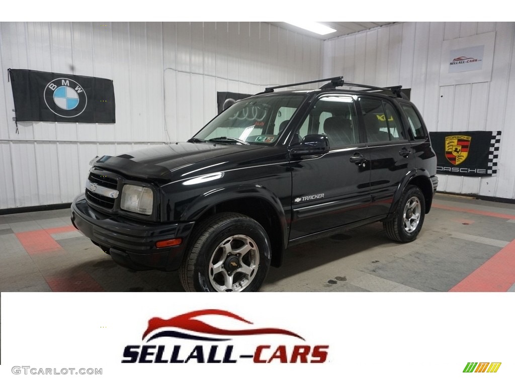 2001 Tracker ZR2 Hardtop 4WD - Black / Medium Gray photo #1