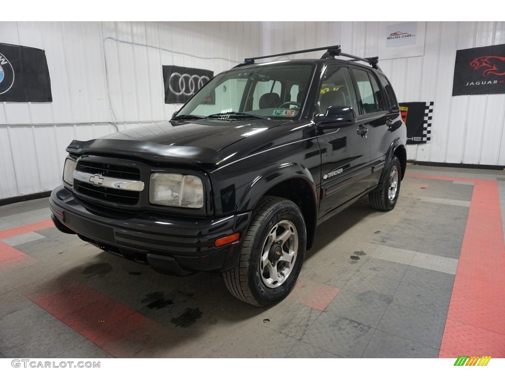 Black 2001 Chevrolet Tracker ZR2 Hardtop 4WD Exterior Photo #116242331