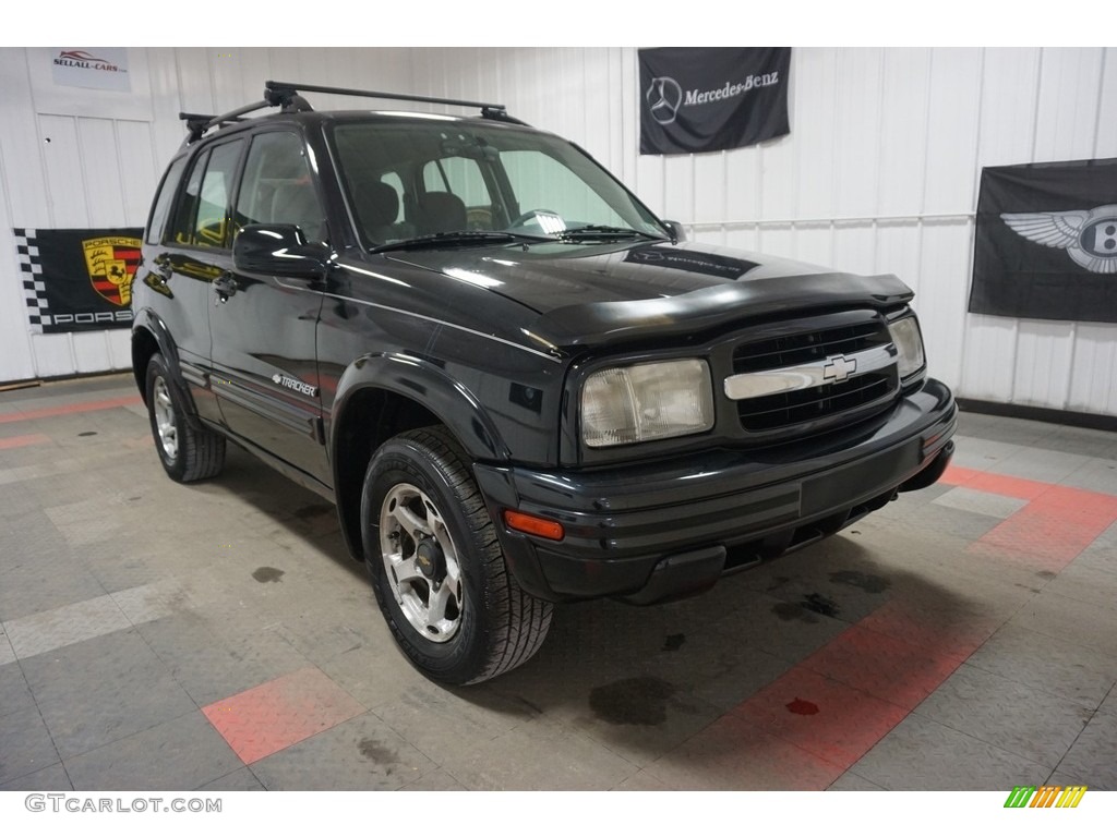 2001 Tracker ZR2 Hardtop 4WD - Black / Medium Gray photo #5