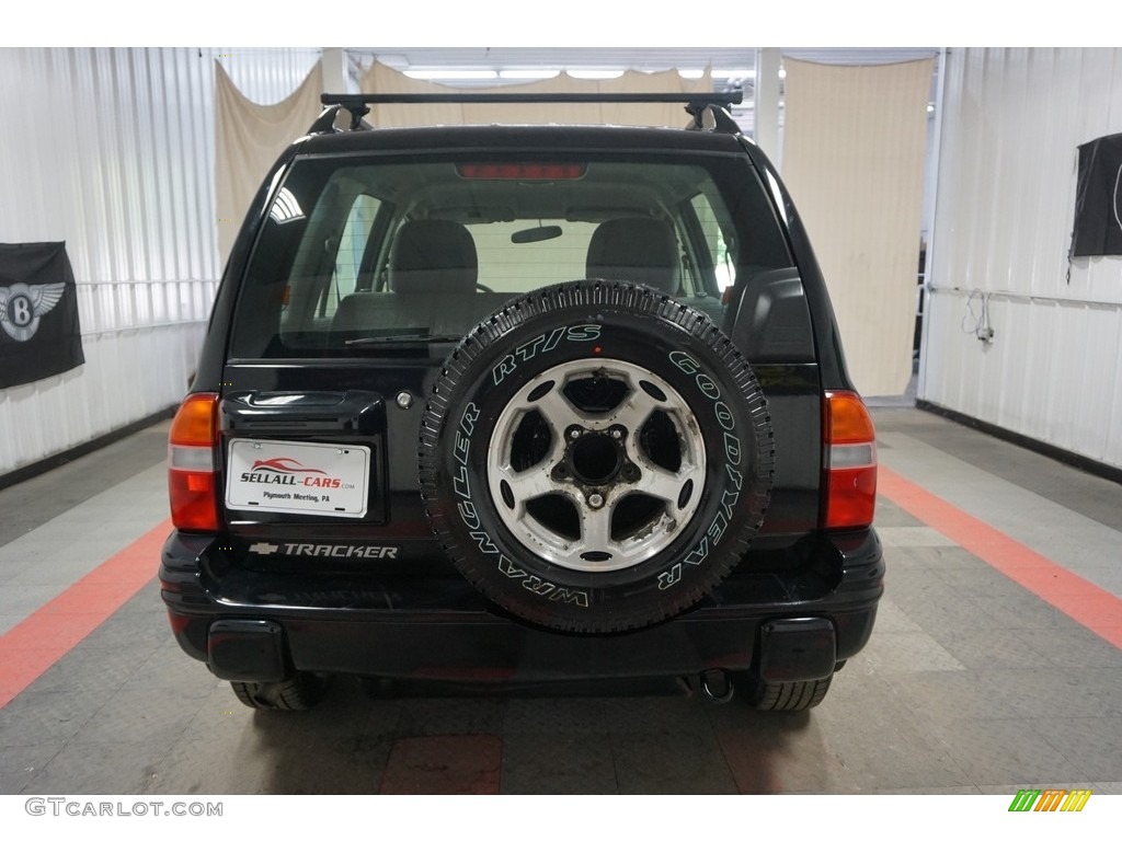 2001 Tracker ZR2 Hardtop 4WD - Black / Medium Gray photo #9
