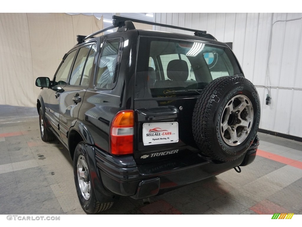 2001 Tracker ZR2 Hardtop 4WD - Black / Medium Gray photo #10