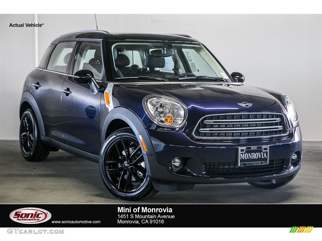 2016 Countryman Cooper - Cosmic Blue Metallic / Carbon Black photo #1