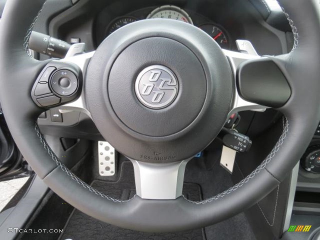 2017 Toyota 86 Standard 86 Model Black Steering Wheel Photo #116242865