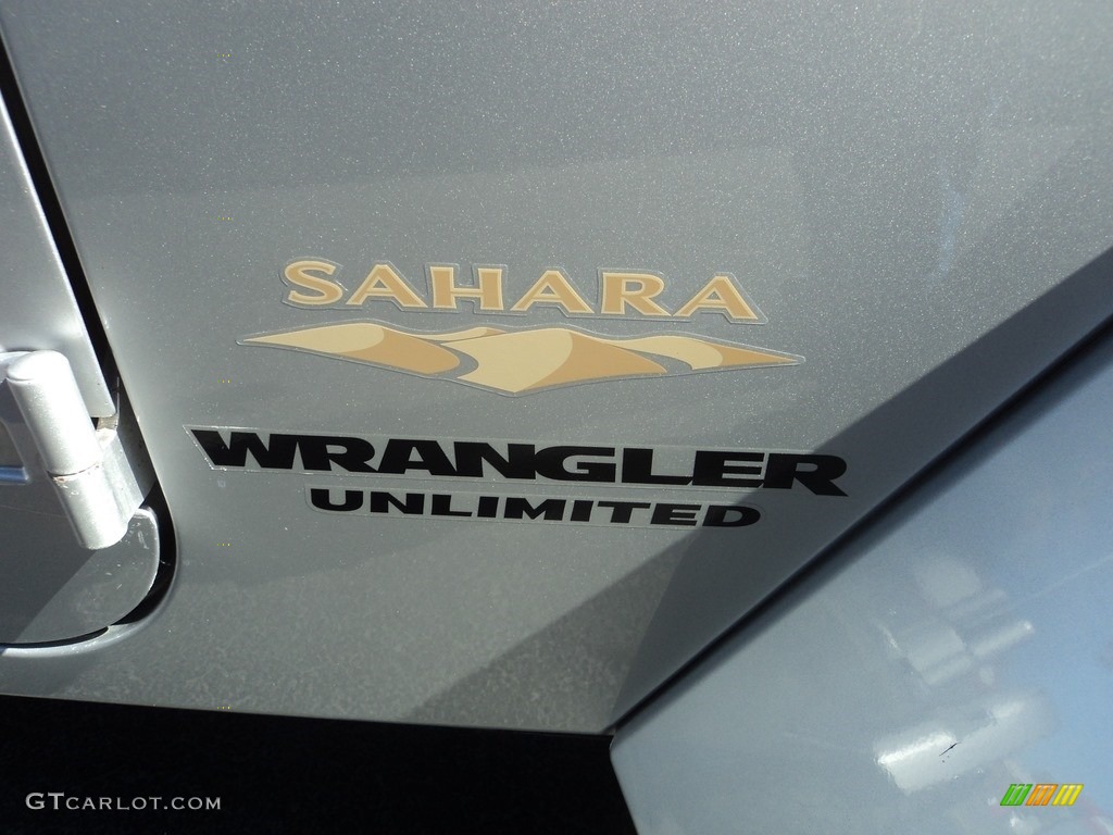 2008 Wrangler Unlimited Sahara 4x4 - Bright Silver Metallic / Dark Slate Gray/Med Slate Gray photo #6