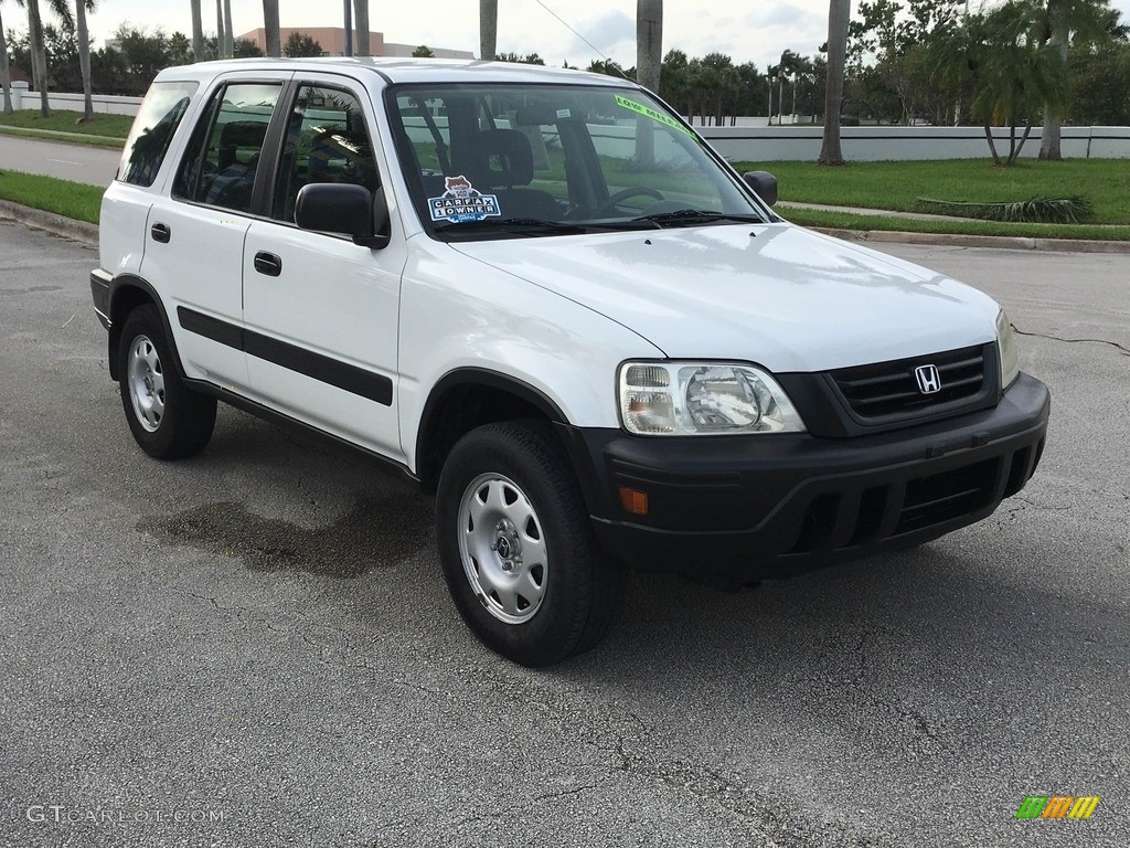 2001 CR-V LX - Taffeta White / Dark Gray photo #7