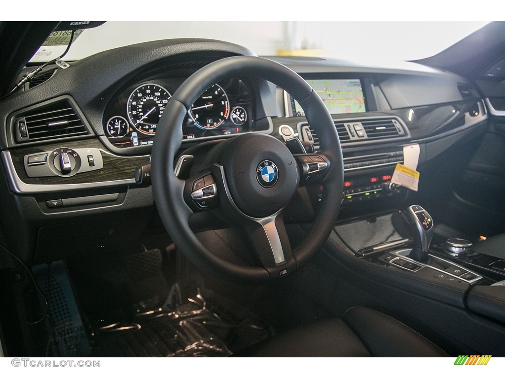 2016 5 Series 535d xDrive Sedan - Glacier Silver Metallic / Black photo #6