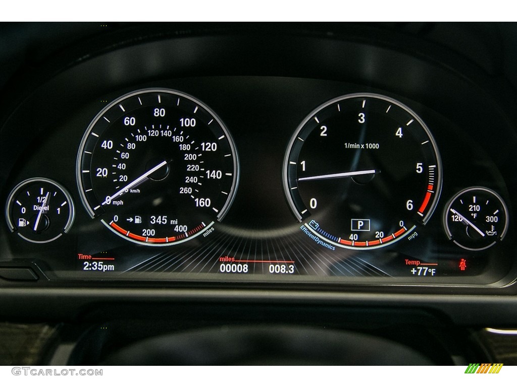 2016 BMW 5 Series 535d xDrive Sedan Gauges Photos