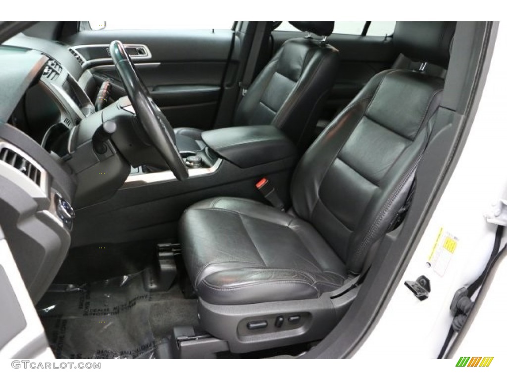 2011 Explorer XLT 4WD - White Suede / Charcoal Black photo #4