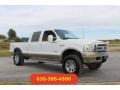 Oxford White 2005 Ford F250 Super Duty Lariat Crew Cab 4x4