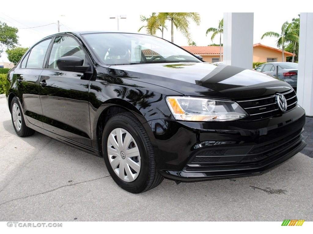 Black 2016 Volkswagen Jetta S Exterior Photo #116247512