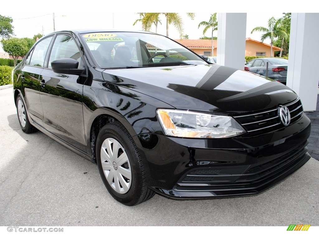 Black 2016 Volkswagen Jetta S Exterior Photo #116248016